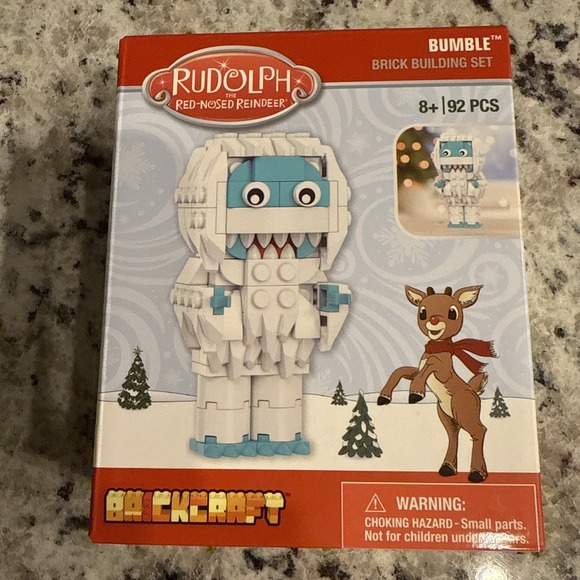 Brickcraft | Toys | Bumble Figure Brick Building Set Rudolph Red Nosed ...
